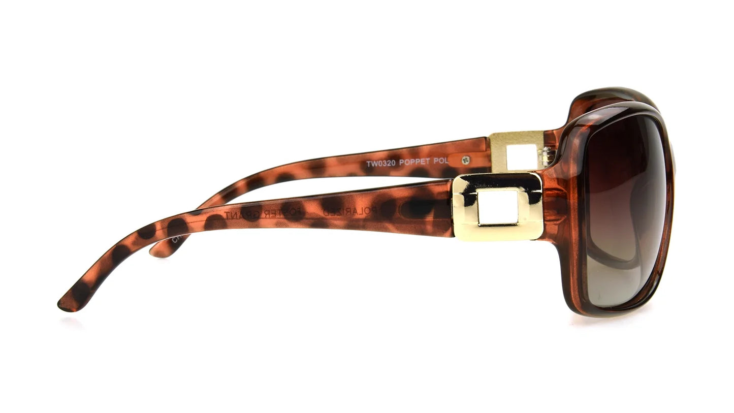 Square Fashion Sunglasses Tortoise