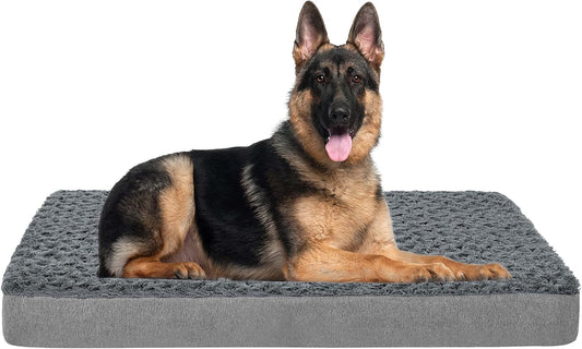 Jumbo Orthopedic Memory Foam Pet Bed with Cooling Gel