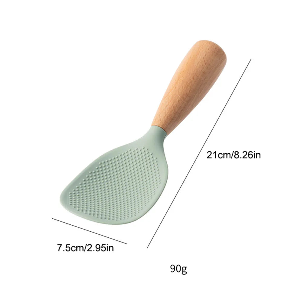 Silicone Spoon Non-Stick Cooking Spoon Kitchen Gadget