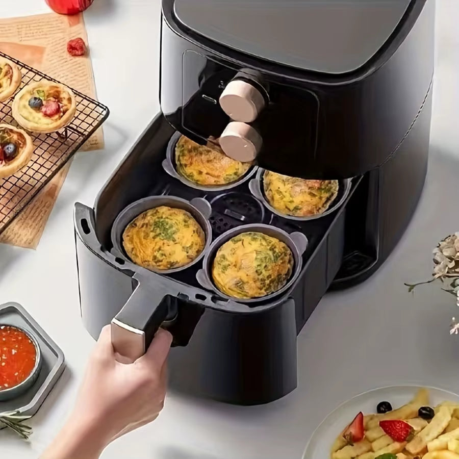 Air Fryer Silicone Egg Poacher Cups Set