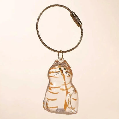 Small Cat Fur Storage Pendant Ornament Container