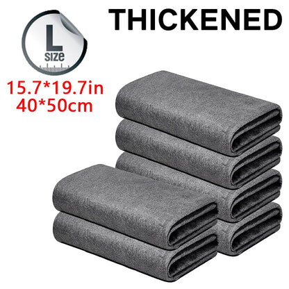 Thickened Magic Cleaning Cloth Microfiber Glass Towel