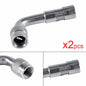 Motorcycle Angle Bent Valve Adaptor 2-Piece Set