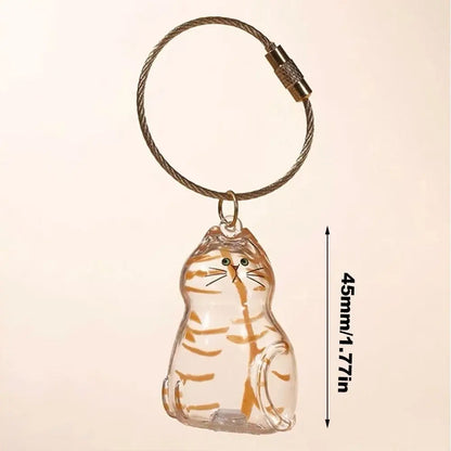 Small Cat Fur Storage Pendant Ornament Container