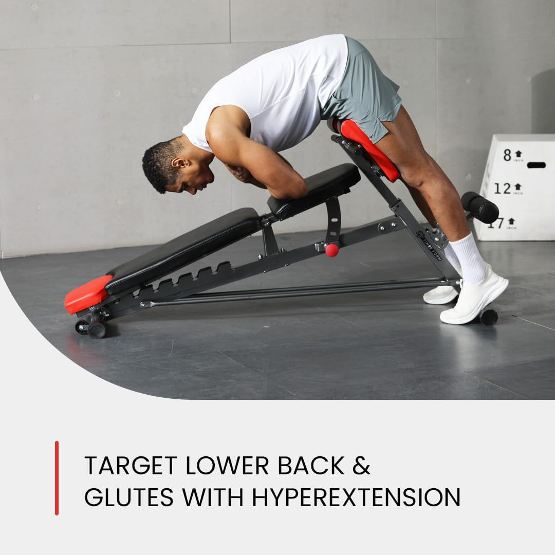 All-In-One Adjustable Weight Bench – Home Gym Incline/Decline