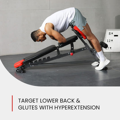All-In-One Adjustable Weight Bench – Home Gym Incline/Decline