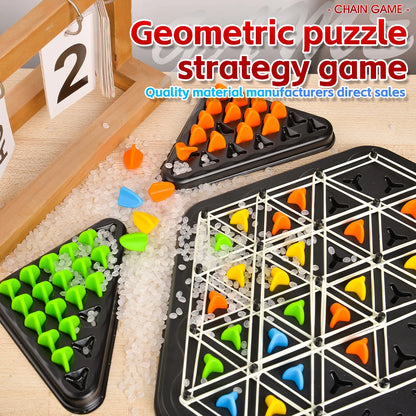 Triangle Link Chess Tabletop Puzzle Game Family