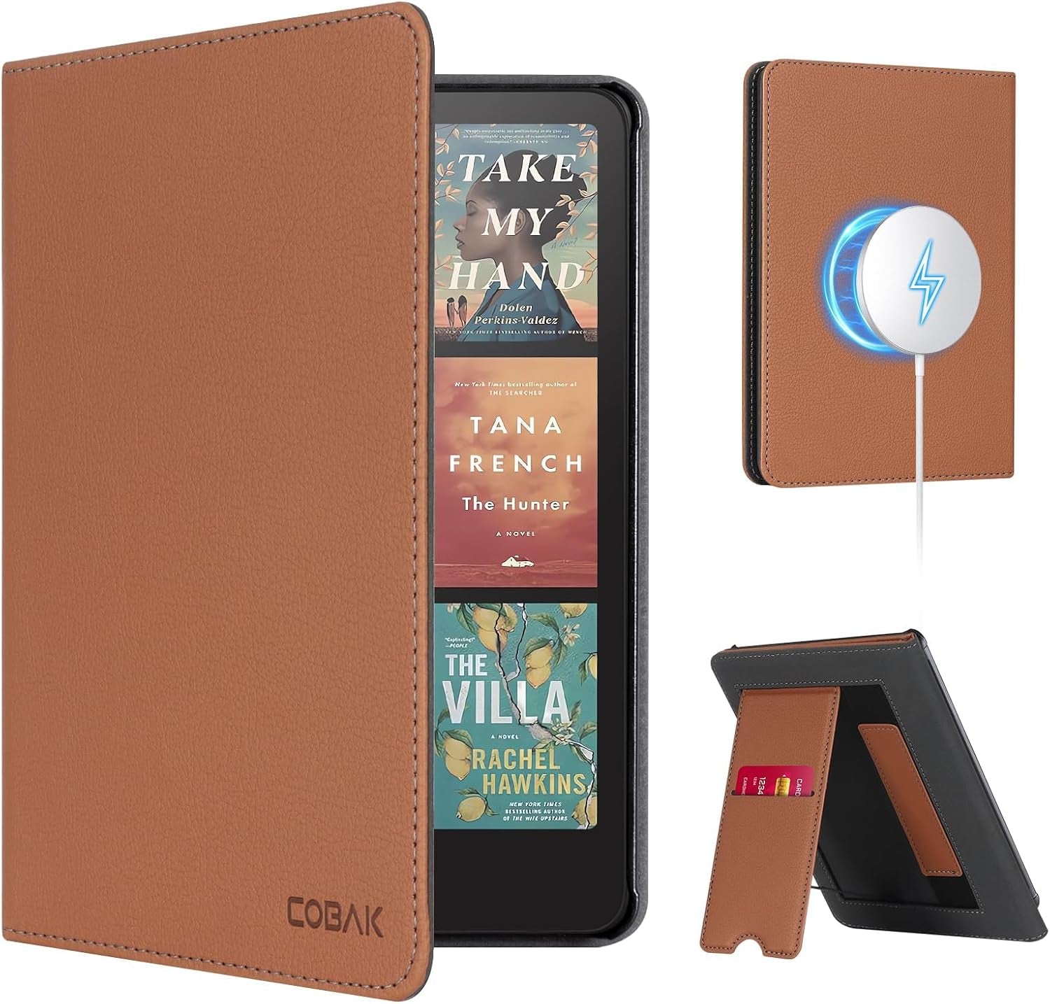 PU Leather Kindle Case with Stand – Auto Sleep/Wake Cover
