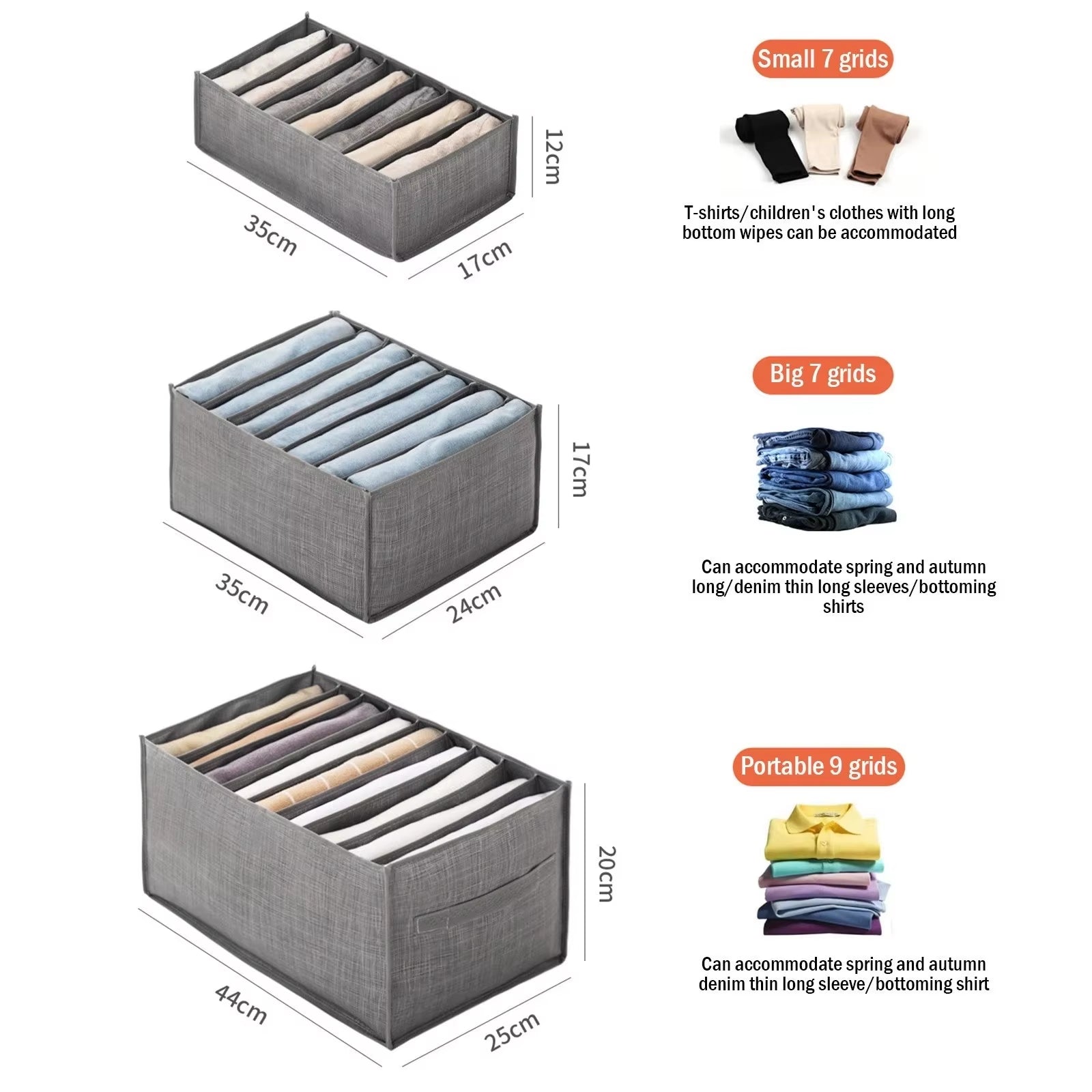 Clothes Trousers Storage Box Wardrobe Organizer