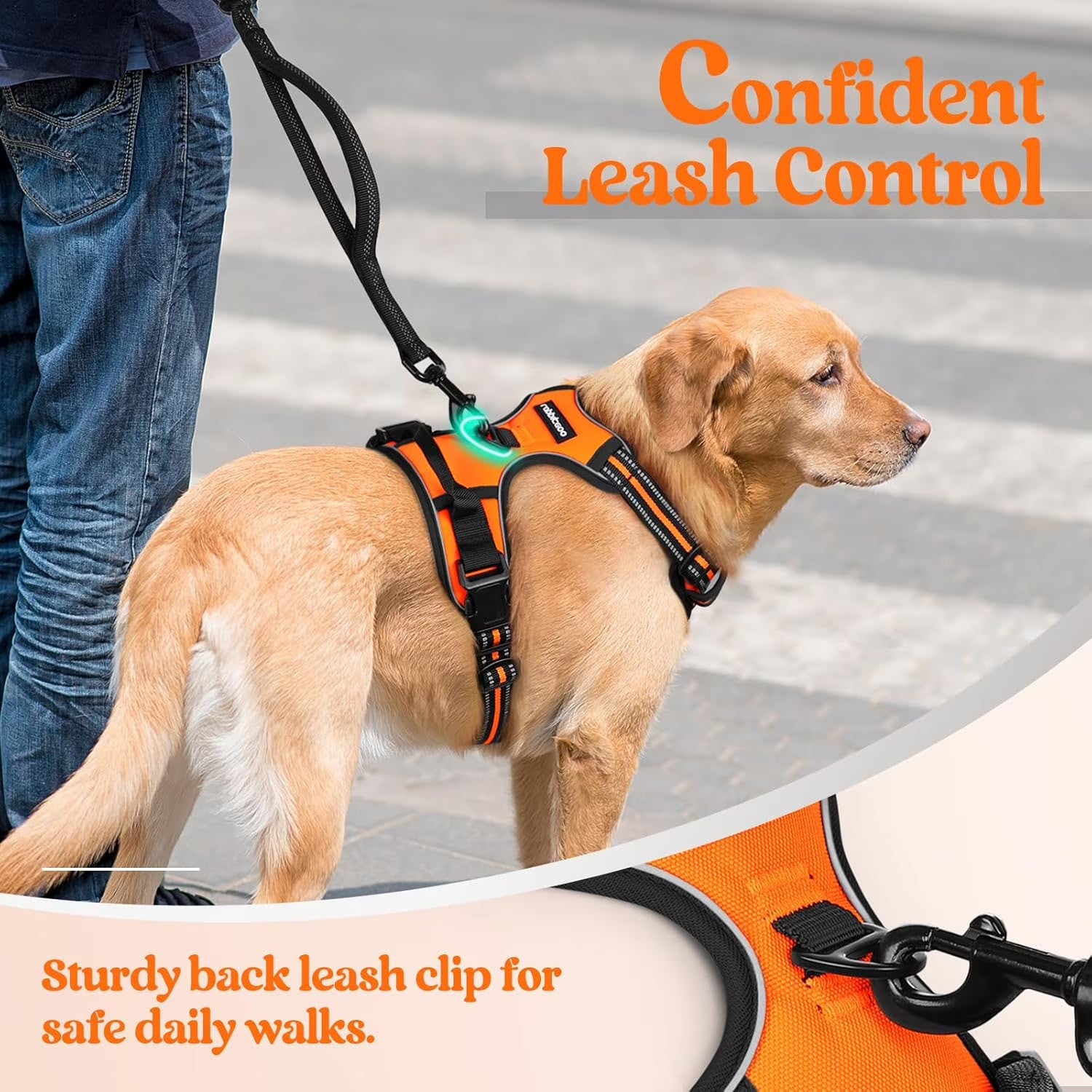 No-Pull Adjustable Dog Harness Pet Vest