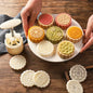 DIY Mooncake Mold Plastic Hand Press Pastry Set