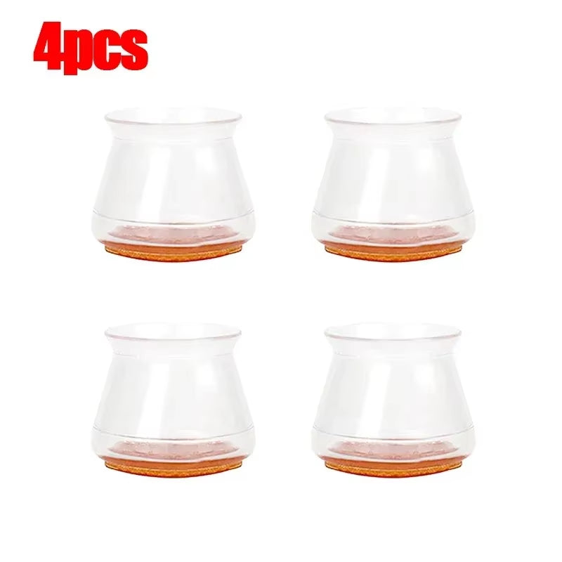Silicone Chair Leg Caps Furniture Feet Protector Set