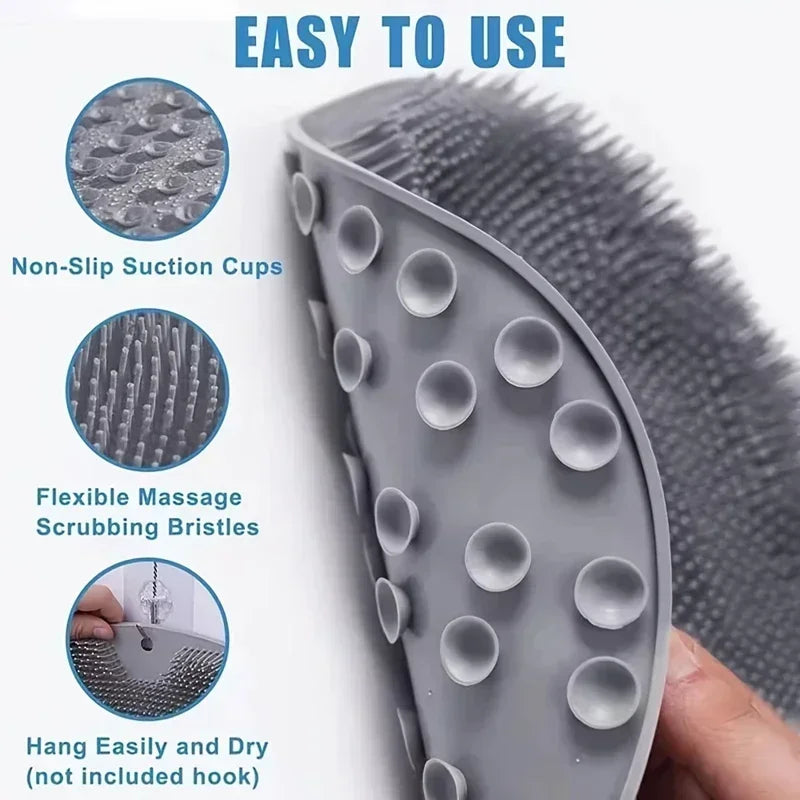 Exfoliating Foot Brush Shower Mat Silicone Massage