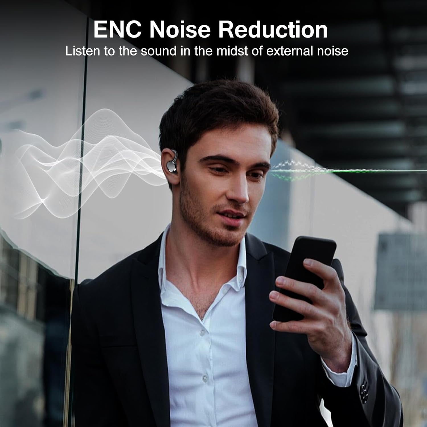 Bluetooth 5.4 Wireless Earbuds Hifi Stereo IP7 Waterproof