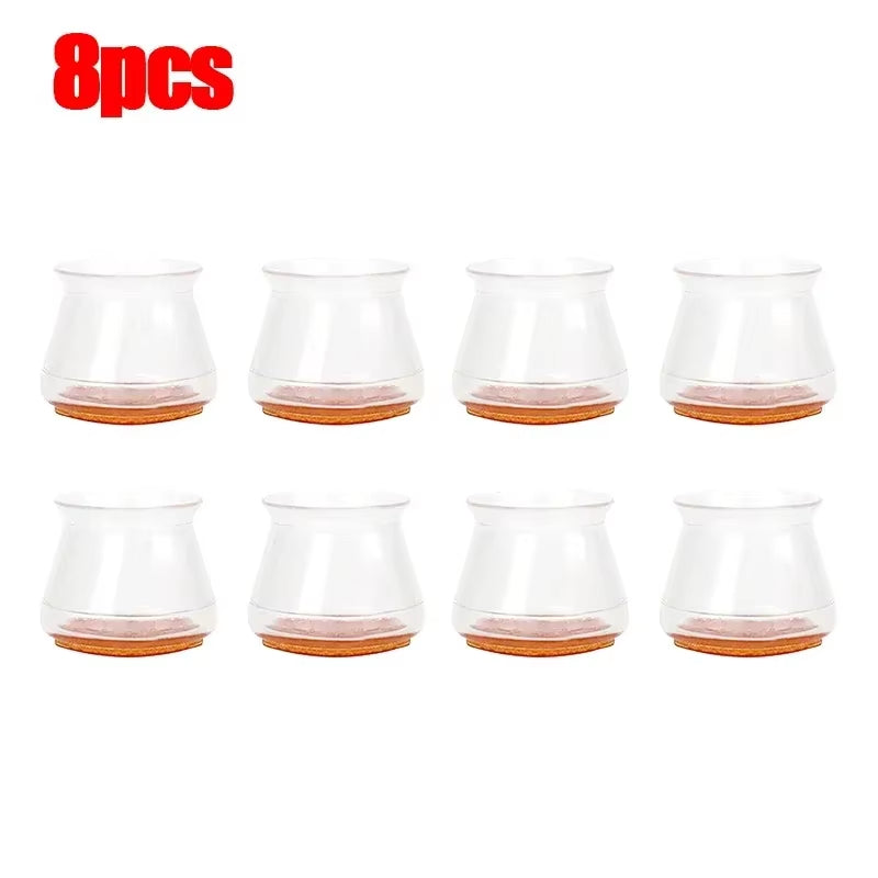 Silicone Chair Leg Caps Furniture Feet Protector Set