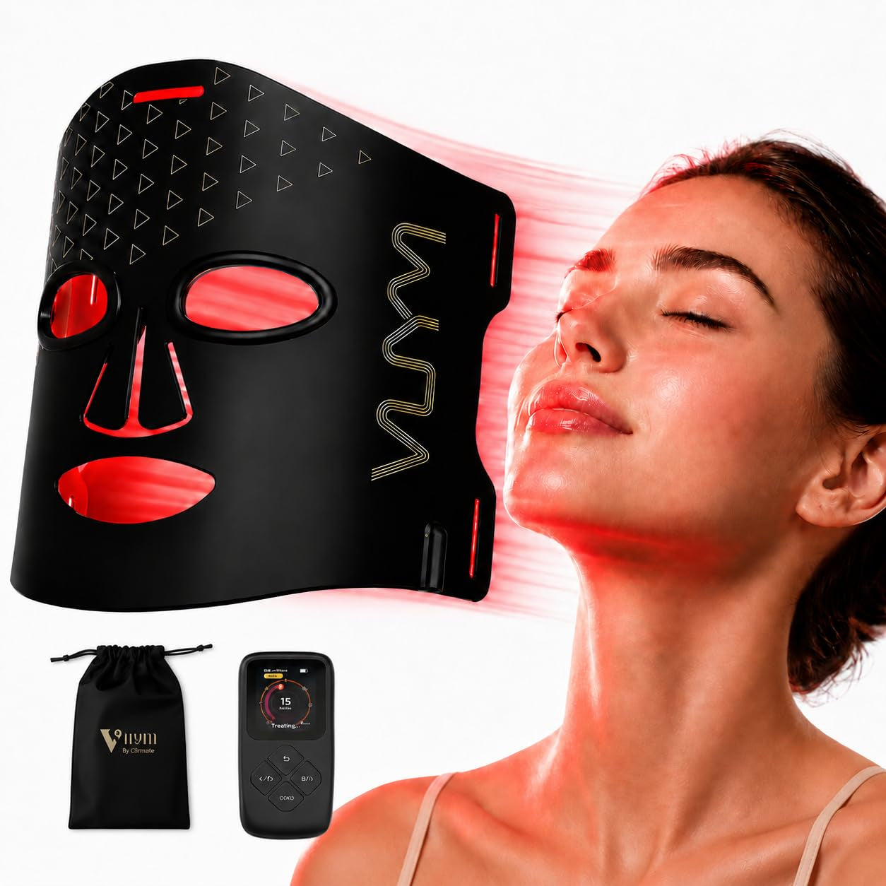 Red Light Therapy 292 LED Cordless Face Mask