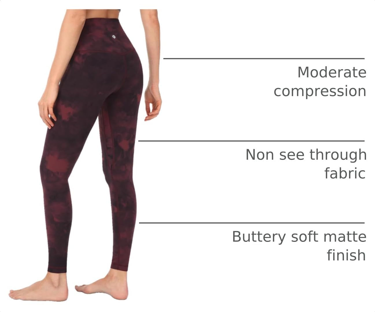 High-Waisted Athletic Leggings 28" – Buttery Soft Full Length