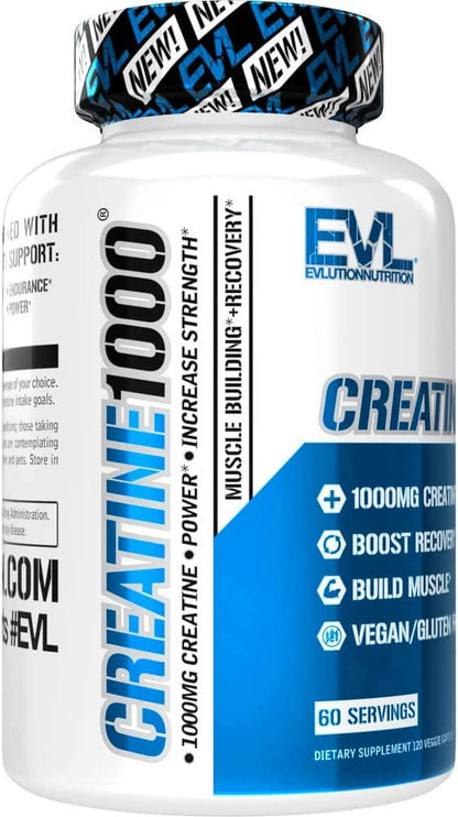 Creatine Monohydrate Capsules 120Ct – Muscle Recovery Support