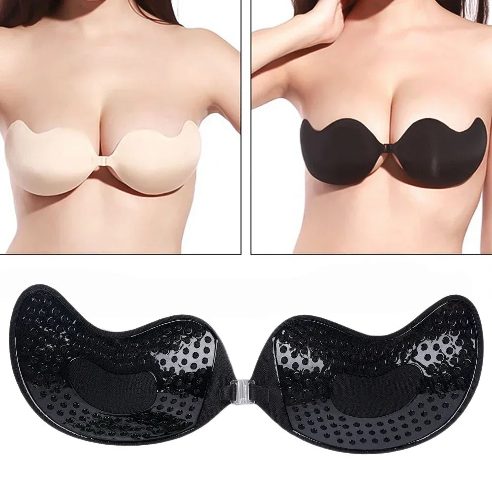 Invisible Strapless Adhesive Push-Up Bra Seamless