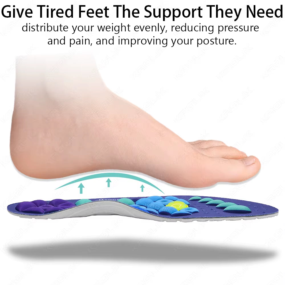 Magnetic Therapy Sports Insoles Foot Massage Pads