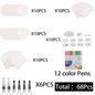 3D Drawing Magic Canvas Sponge Kids DIY Paint Set