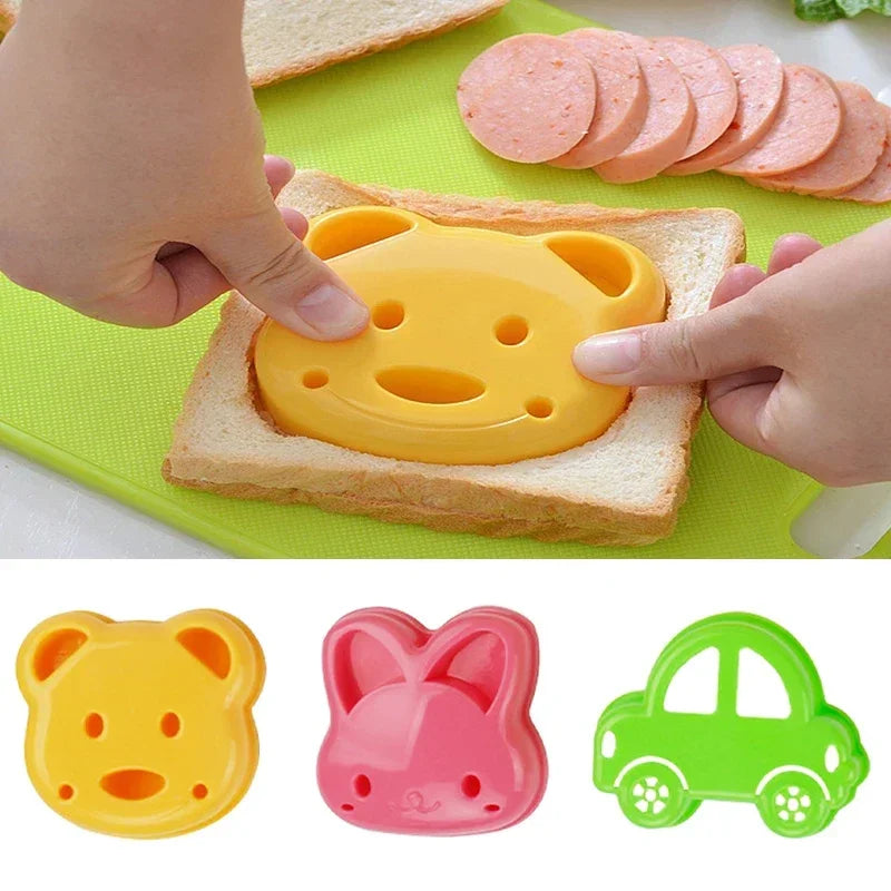 Sandwich Mould Bear Cat Rabbit Shaped Bread Mold Cutter
