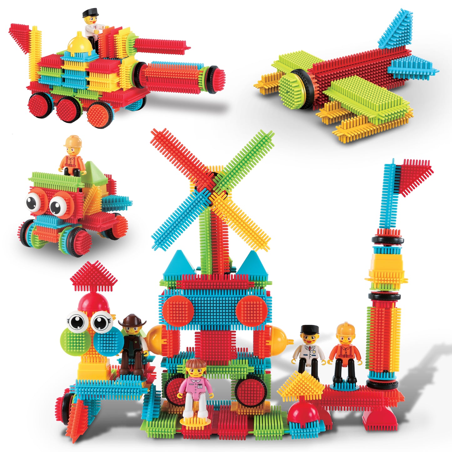 Magnetic Tiles 116PCS Hedgehog Playset STEM Building Blocks