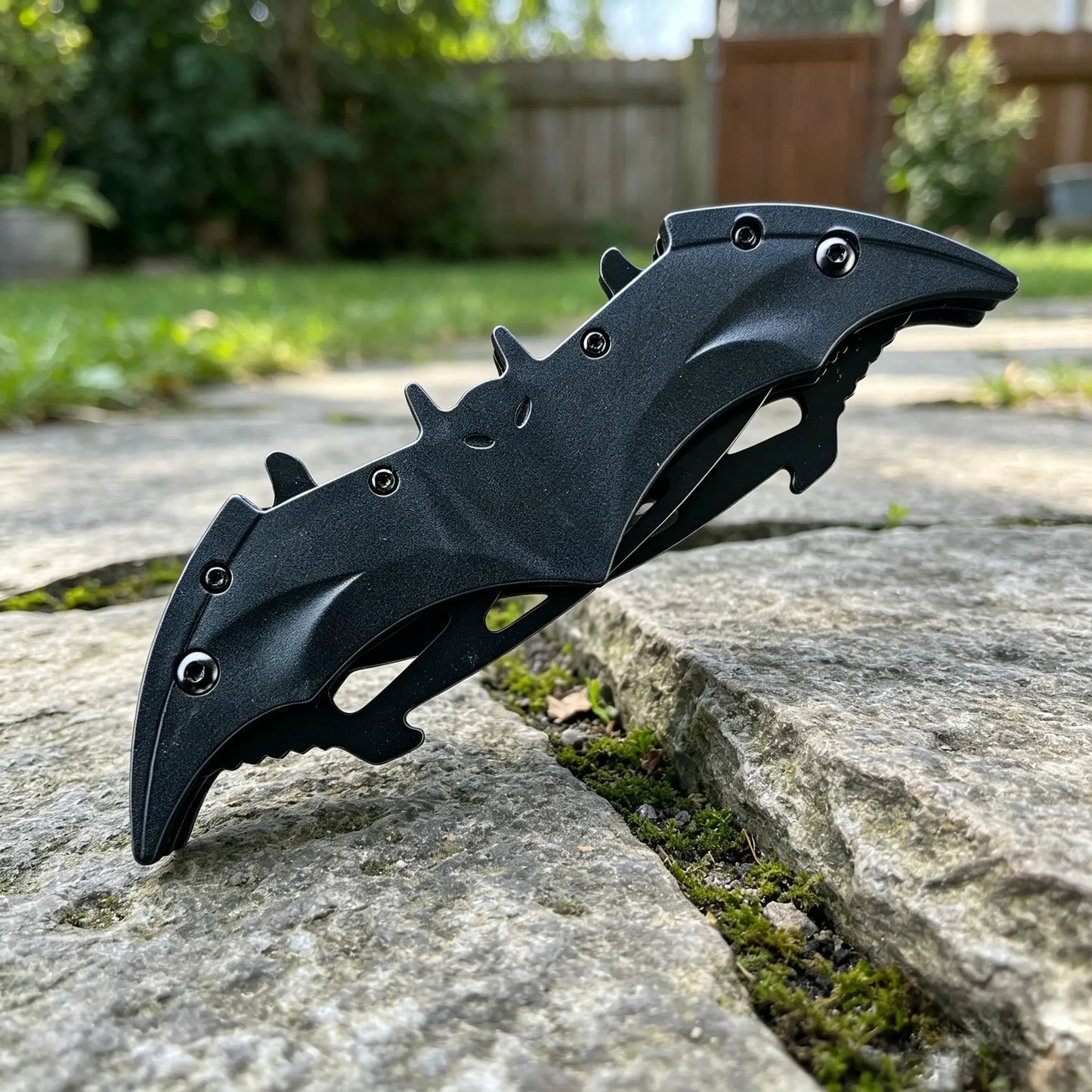 Minimalist Twin Blade Folding Knife for Camping,Fishing,Fruits and Vegetables,Edc Multi-Functional Camping Knife, All-Purpose Daily Carry Tool,Ideal Outdoor Gift,Black