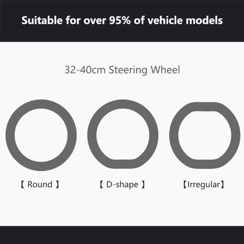 Car Silicone Steering Wheel Cover Sweat-Absorbing Non-Slip