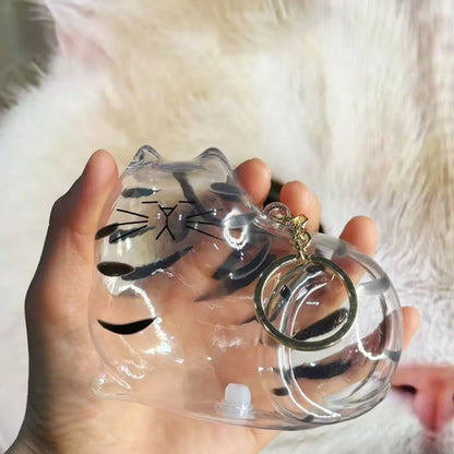 Small Cat Fur Storage Pendant Ornament Container