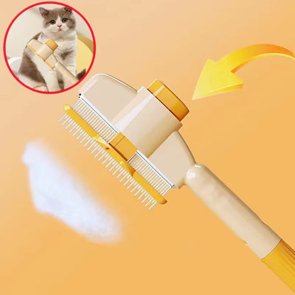 Dog Comb Pet Hair Remover Self-Cleaning Grooming Brush