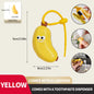 Banana Toothbrush Protective Travel Cap with Storage