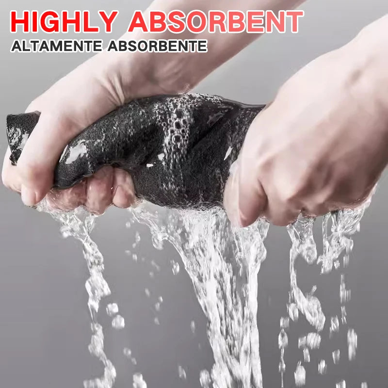 Thickened Magic Cleaning Cloth Microfiber Glass Towel