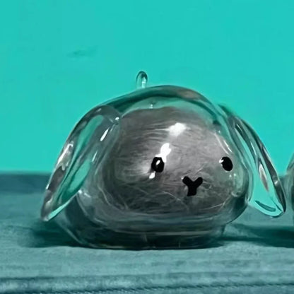 Small Cat Fur Storage Pendant Ornament Container