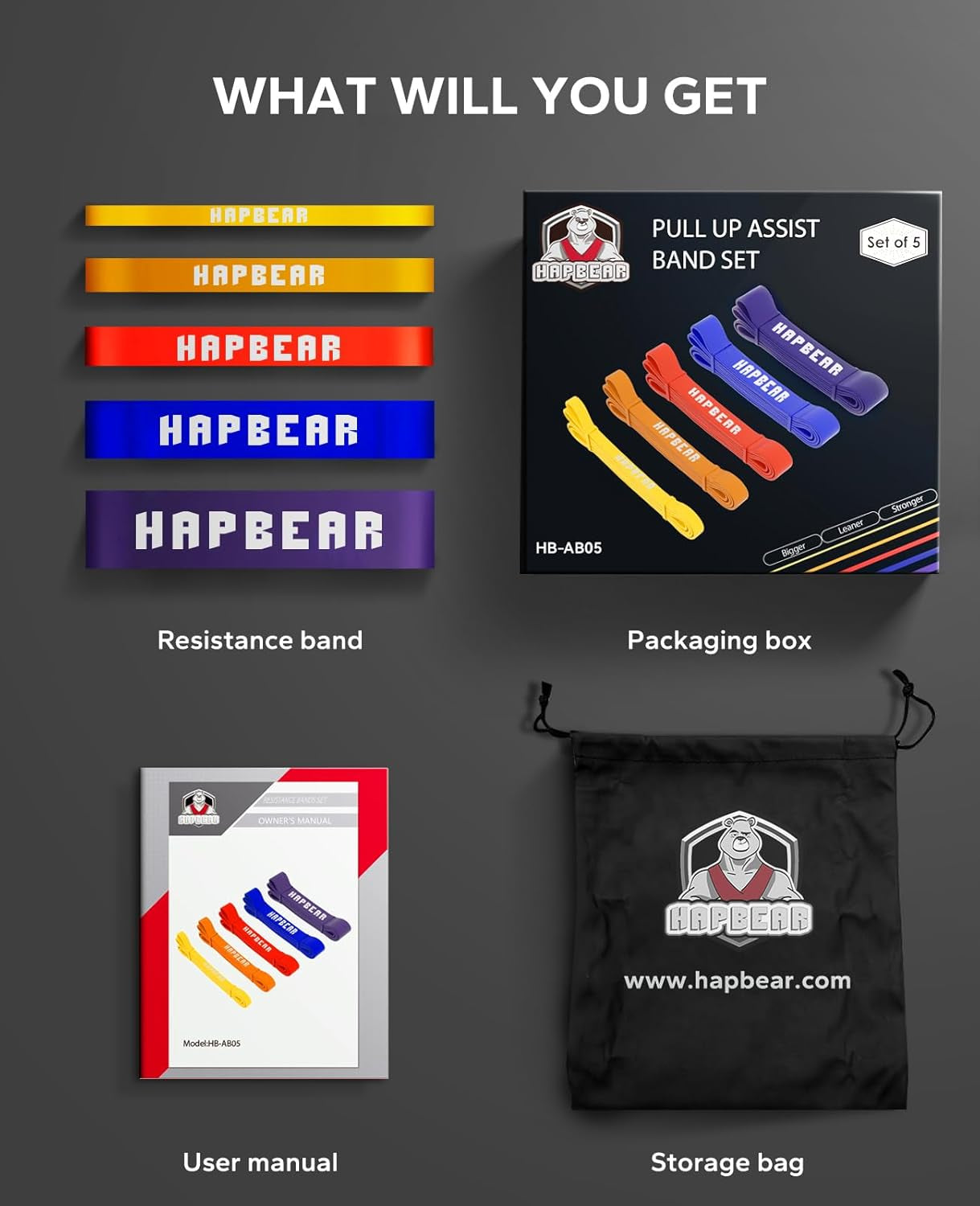 Pull up Assistance Bands Resistance Bands Set